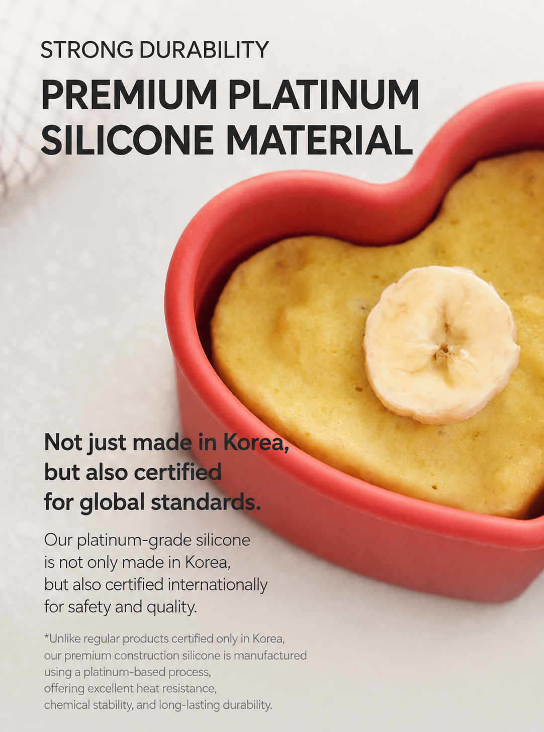 Little Heart Silicone Bowl with lid