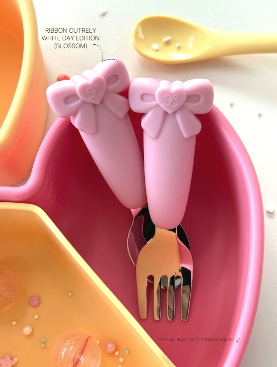 Lovely Ribbon Baby Cutlery Set